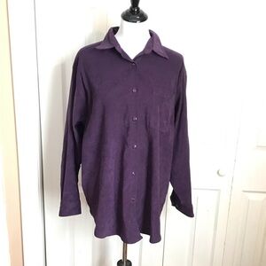 Vintage Bill Blass Women’s Stretch Button Up Shirt Lg 80s 90s